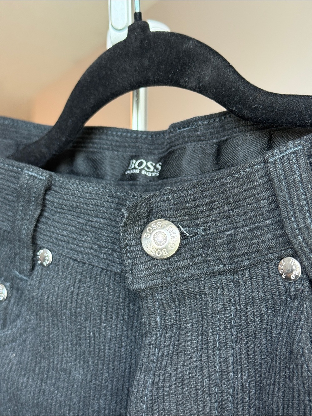 BOSS Hugo Boss Womens Black WideLeg Jeans Quiet Luxury Business Casual Girl Boss - Picture 2 of 6